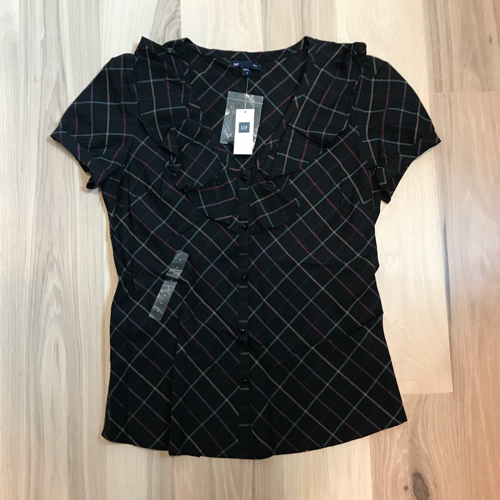 GAP | PLAID BUTTON DOWN